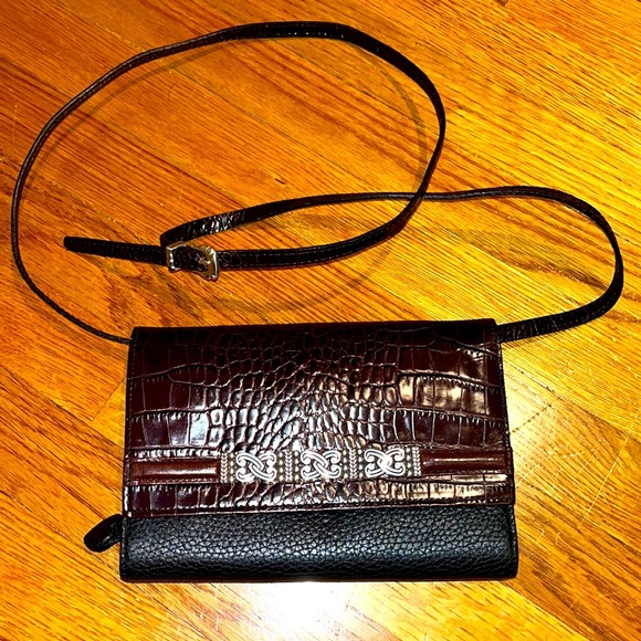 Brighton large wallet / small shoulder strapped purse - Picture 1 of 14